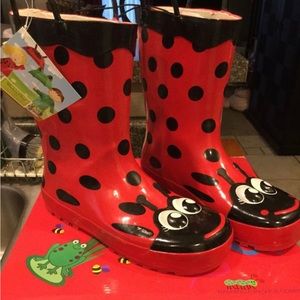 WESTERN CHIEF CLASSIC LADYBUG RAINBOOTS - Kids Youth (4)